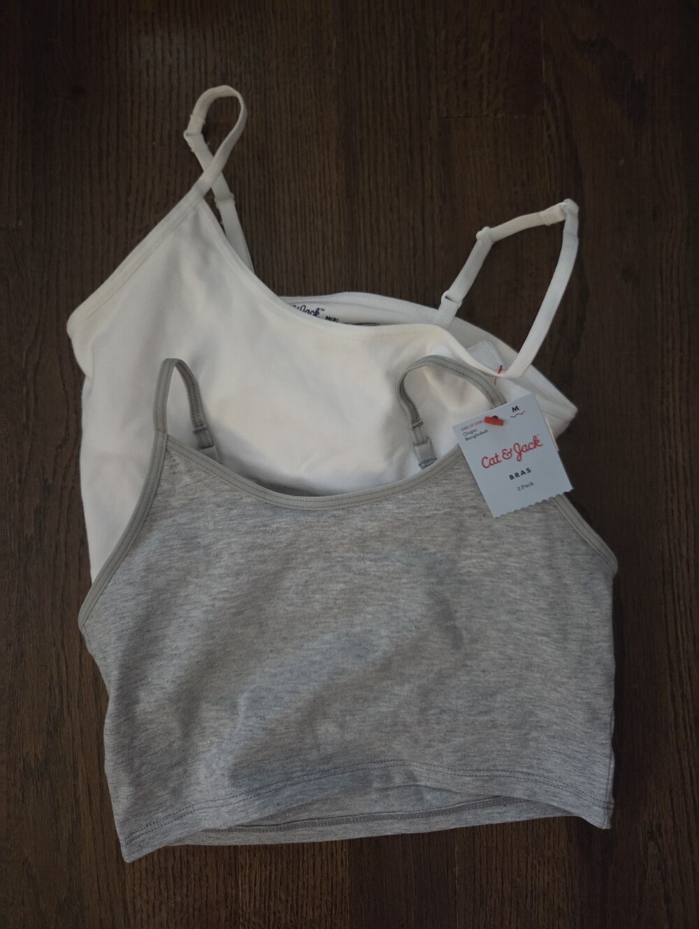 New Cat & Jack Girls M/8 Training Bras